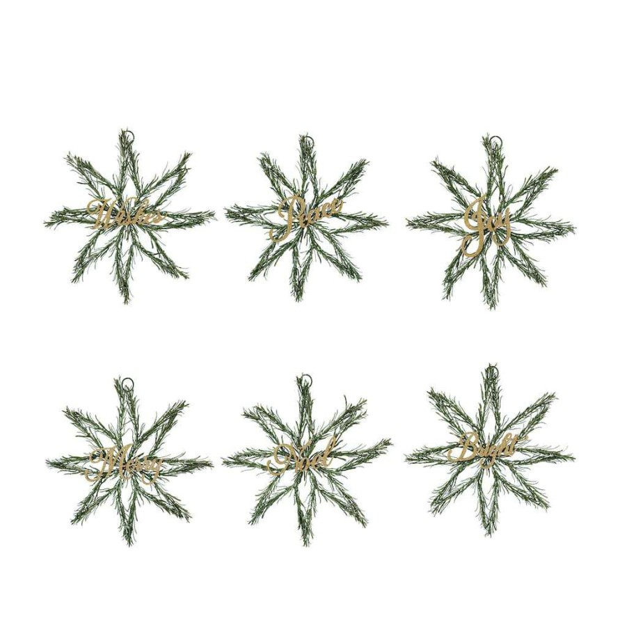 Holiday Romance * | Hot Sale Assorted Hanging Star Wall Accent By Ashland