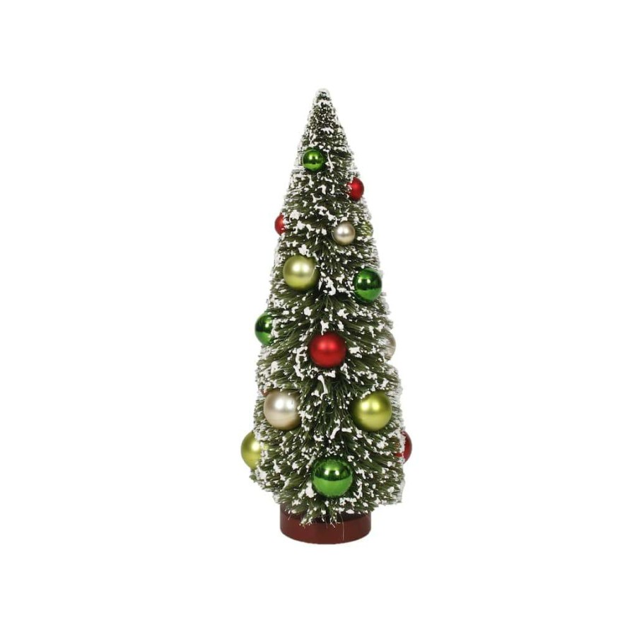 Mistletoe * | Cheapest 12" Medium Christmas Tree With Ornaments Tabletop Decor By Ashland