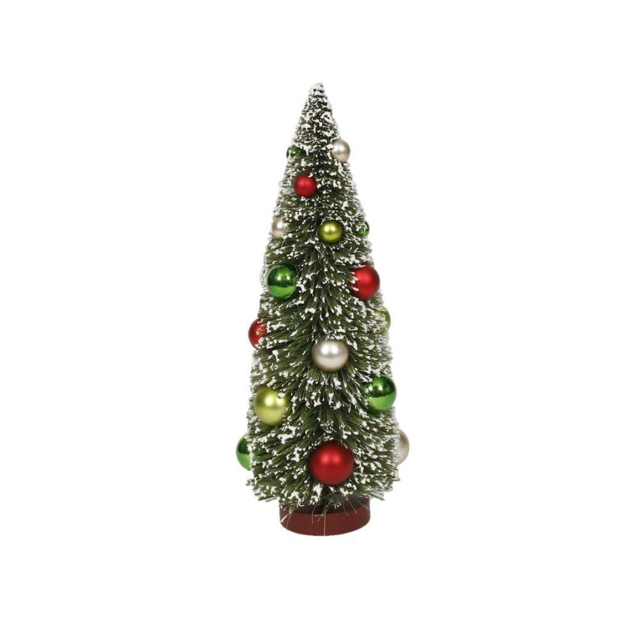 Mistletoe * | Cheapest 12" Medium Christmas Tree With Ornaments Tabletop Decor By Ashland