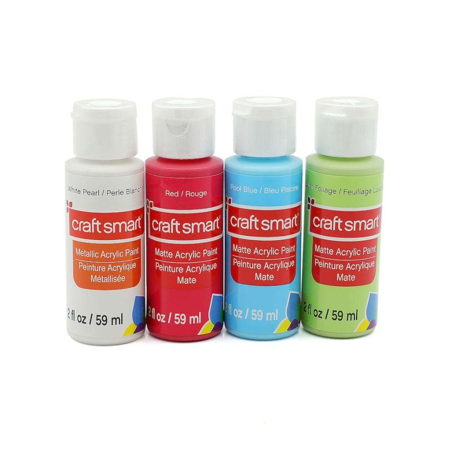 Craft Paint * | Best Deal Journey To The North Pole Matte Acrylic Paint Set By Craft Smart