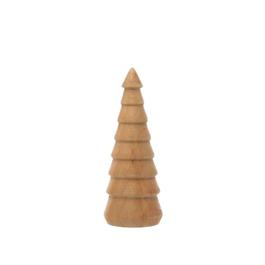 Christmas Cottage * | Deals 8 Natural Wood Pine Tree Tabletop Decor By Ashland