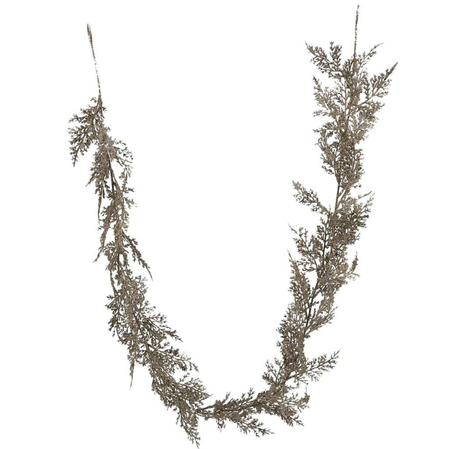 Christmas Garlands * | Cheap 6Ft. Champagne Juniper Pine Garland By Ashland