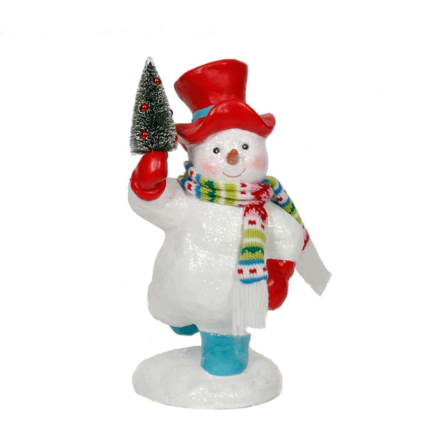 North Pole Journey * | Brand New 12" Tall Snowman Tabletop Decor By Ashland