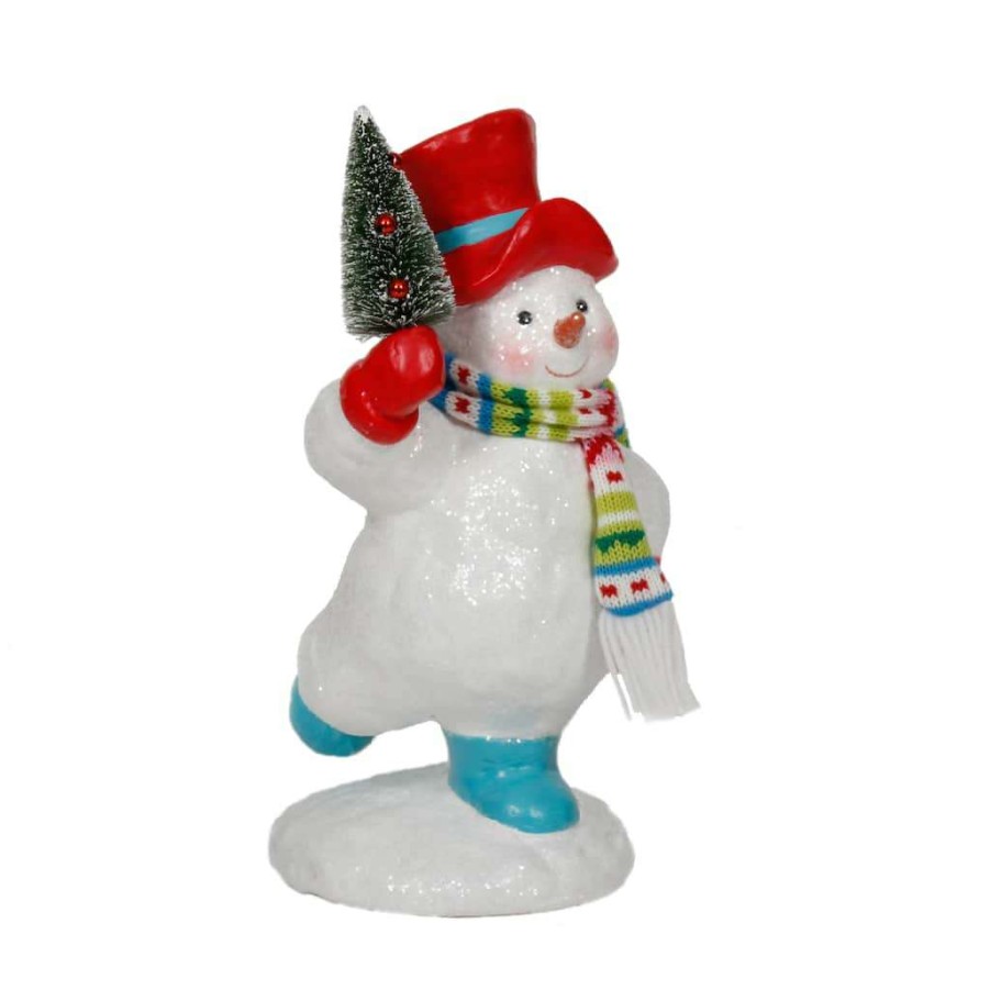 North Pole Journey * | Brand New 12" Tall Snowman Tabletop Decor By Ashland