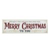 Mistletoe * | New 36 Merry Christmas To You Wall Sign Decoration By Ashland