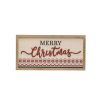 Christmas Cottage * | Coupon Merry Christmas Sign Wall Decor By Ashland